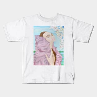 Almond Flowers. The Flowers of Soul, the Flowers of Hope Kids T-Shirt